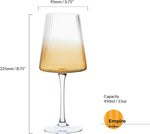 Load image into Gallery viewer, Wine Glasses Amber,(Set of 2)
