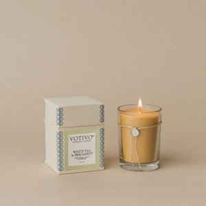 Votivo Aromatic Candle: White Tea & Bergamot