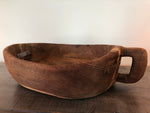 Load image into Gallery viewer, Antique Wooden Serving Bowl
