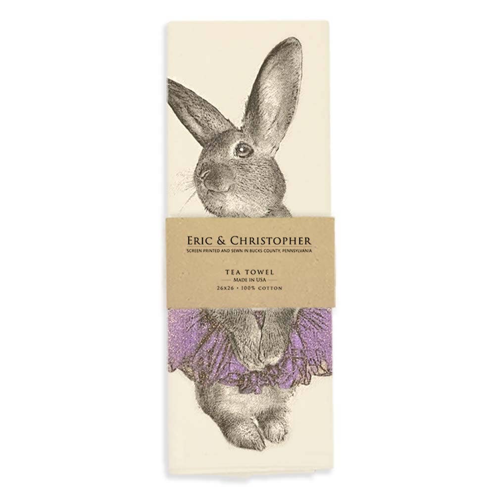 Bunny Tutu Tea Towel