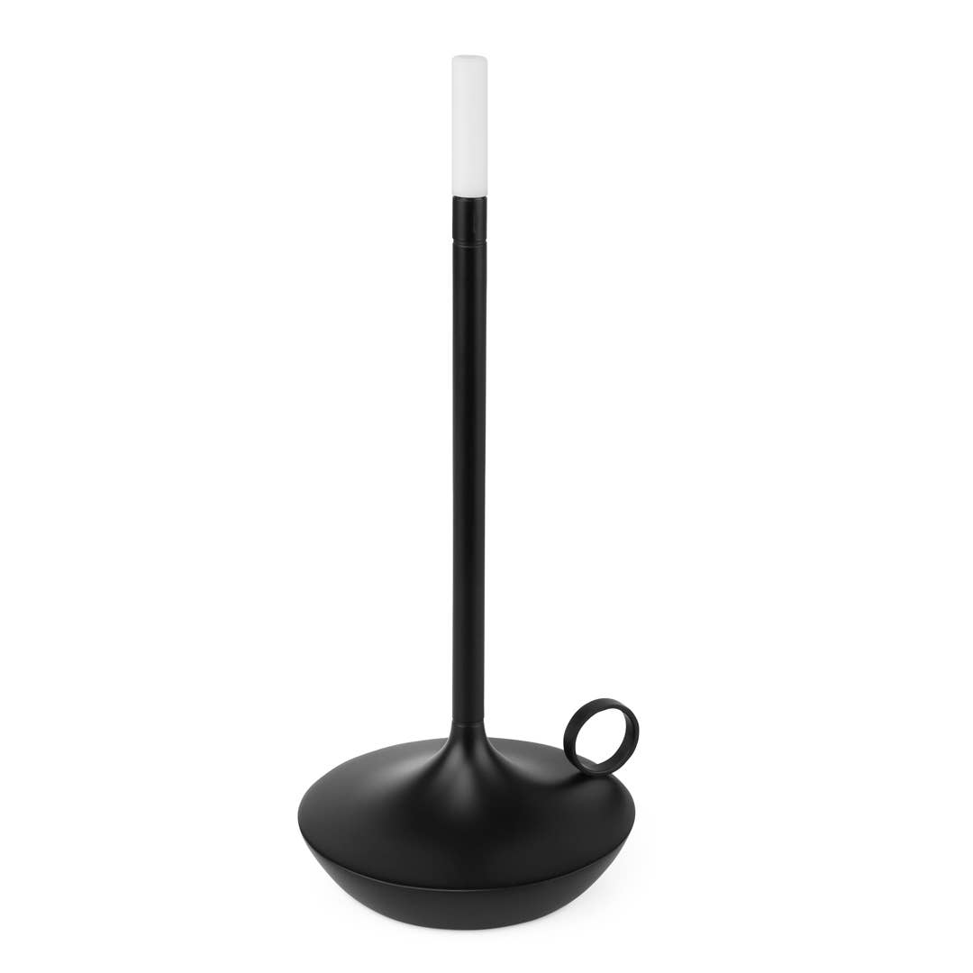 Wick Portable Rechargeable Lamp (Black)