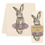Load image into Gallery viewer, Bunny Tutu Tea Towel
