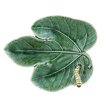 Load image into Gallery viewer, Fig Tree Leaf with Caterpillar by Bordallo Pinheiro
