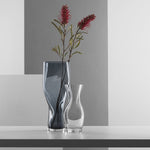 Load image into Gallery viewer, Squeeze Blue/Gray Vase Small by Orrefors
