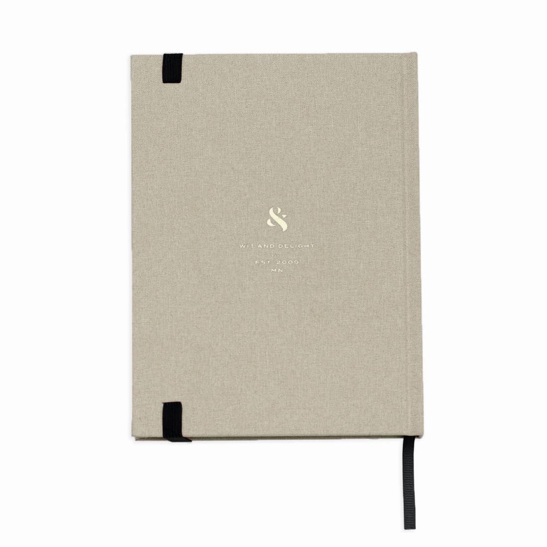 Linen 'Note To Self' Journal (Cream)