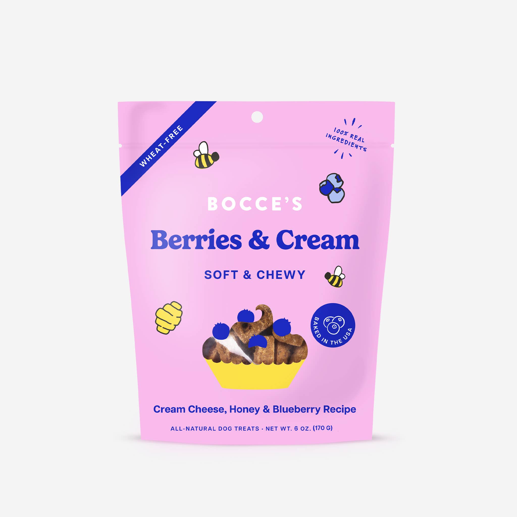 Berries & Cream Soft & Chewy Treats by Bocce's Bakery