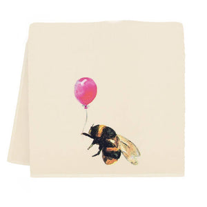 Bee with Balloon Tea Towel