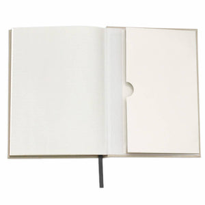 Linen 'Note To Self' Journal (Cream)