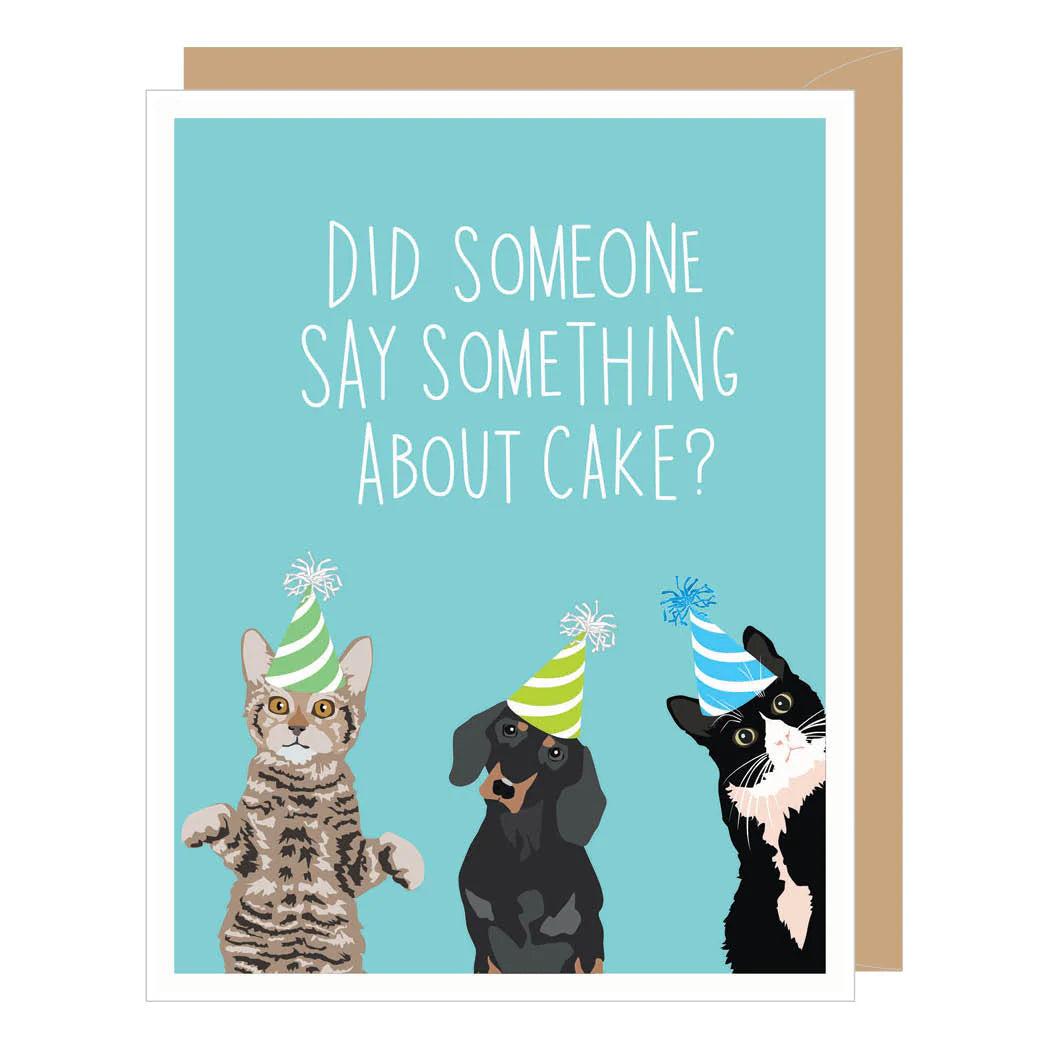 'Something About Cake' Birthday Card