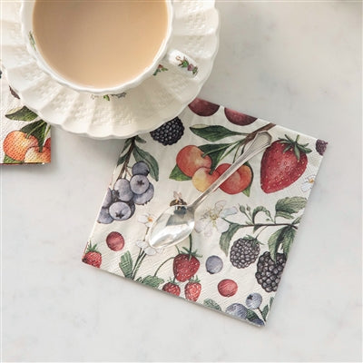 Wild Berry Napkins by Hester & Cook