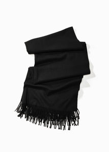 Black Soft Basic Scarf