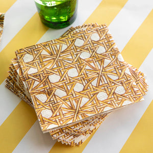 Rattan Weave Napkins by Hester & Cook