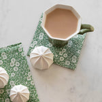 Load image into Gallery viewer, Green Calico Napkins by Hester &amp; Cook
