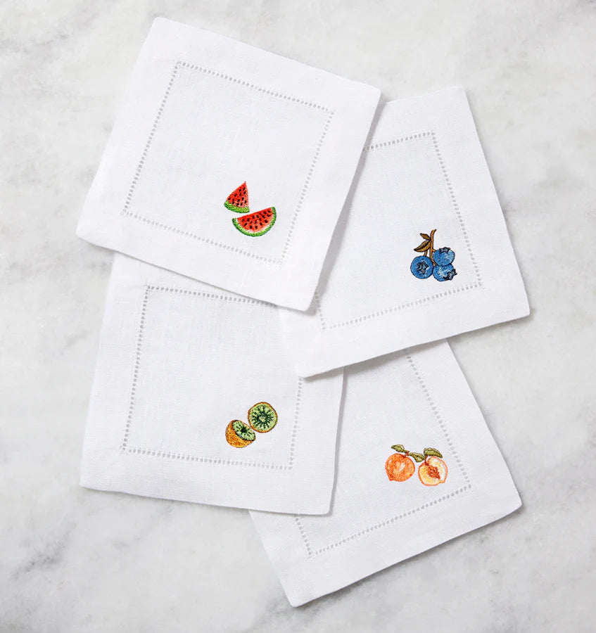 Dolce Cocktail Napkins By Sferra