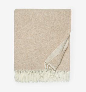 Beige Matese Throw By Sferra