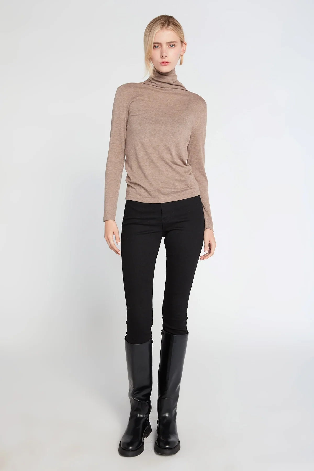 Turtle Neck Lightweight Sweater