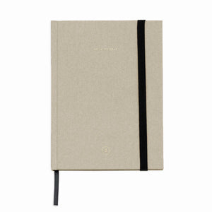 Linen 'Note To Self' Journal (Cream)