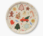 Load image into Gallery viewer, Christmas Cookies Round Serving Tray
