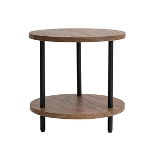 Wood & Metal Side Table