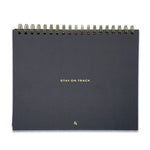 Load image into Gallery viewer, &#39;Stay On Track&#39; Desktop Notepad (Black)
