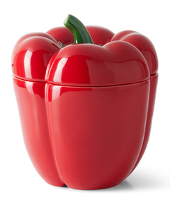 Large Red Pepper Box by Bordallo Pinheiro