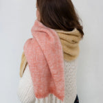 Load image into Gallery viewer, Colour Block Scarf, Pink/Ochre
