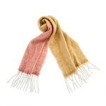 Load image into Gallery viewer, Colour Block Scarf, Pink/Ochre
