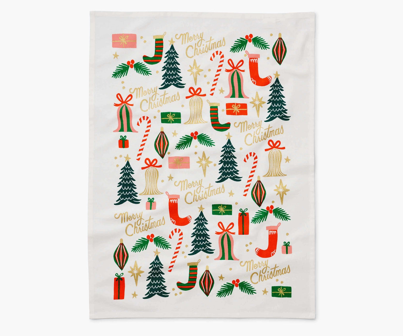 Deck The Halls Tea Towel