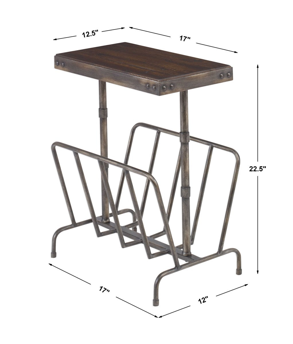 Magazine Accent Table