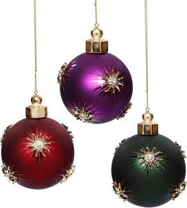 Starburst Ornament: Purple