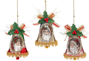 Santa Bell Ornament