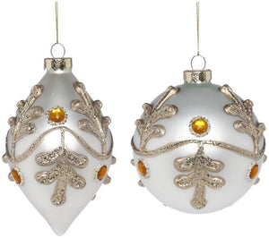 Gold Jewel Ornament (Oval)