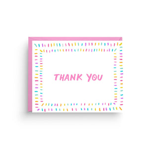 Rainbow Confetti Card