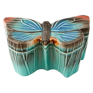 Cloudy Butterflies Box by Claudia Schiffer for Bordallo Pinheiro. Hudson Valley NY. Pine Plains 12567