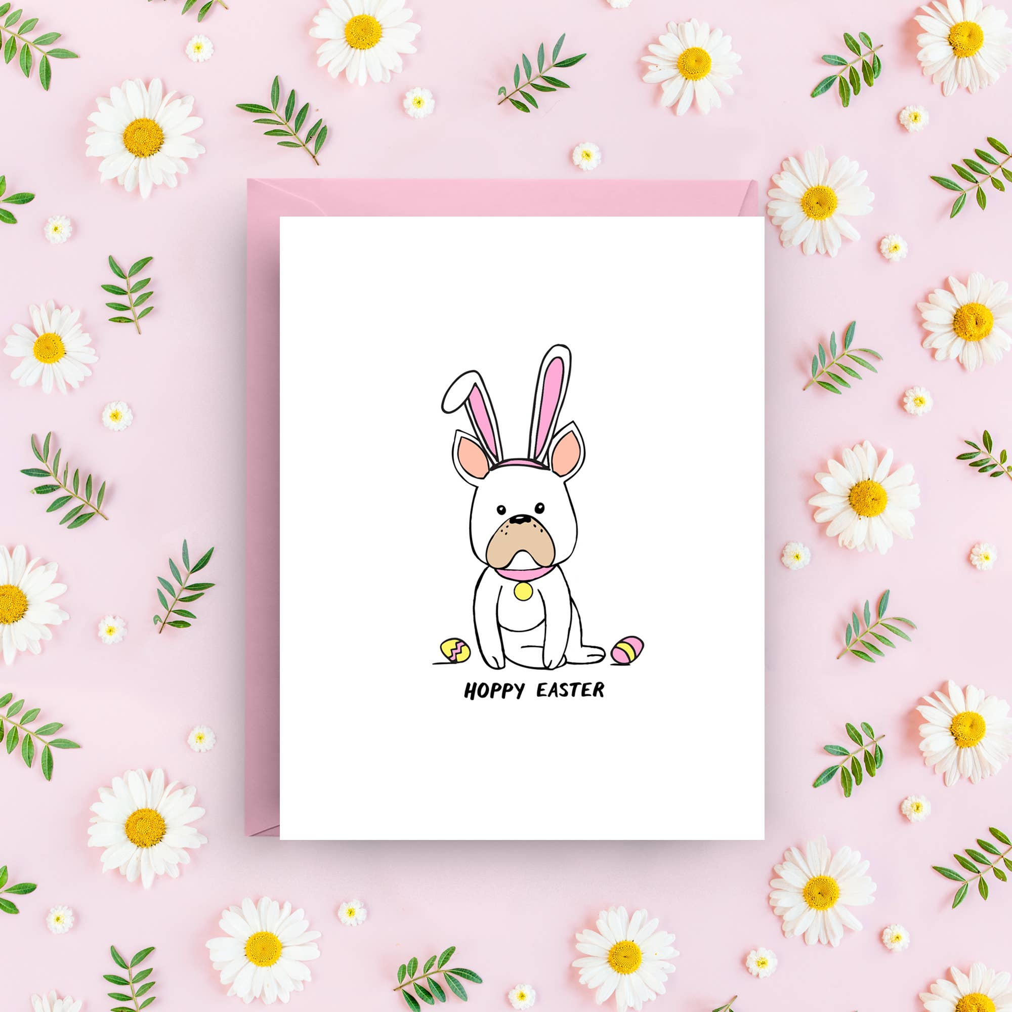 Nicole Marie Paperie - Hoppy Easter - French Bulldog Card