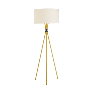 Quade Antique Brass Two-Light Floor Lamp By Arteriors. Hudson Valley NY. Pine Plains 12567. Small Business
