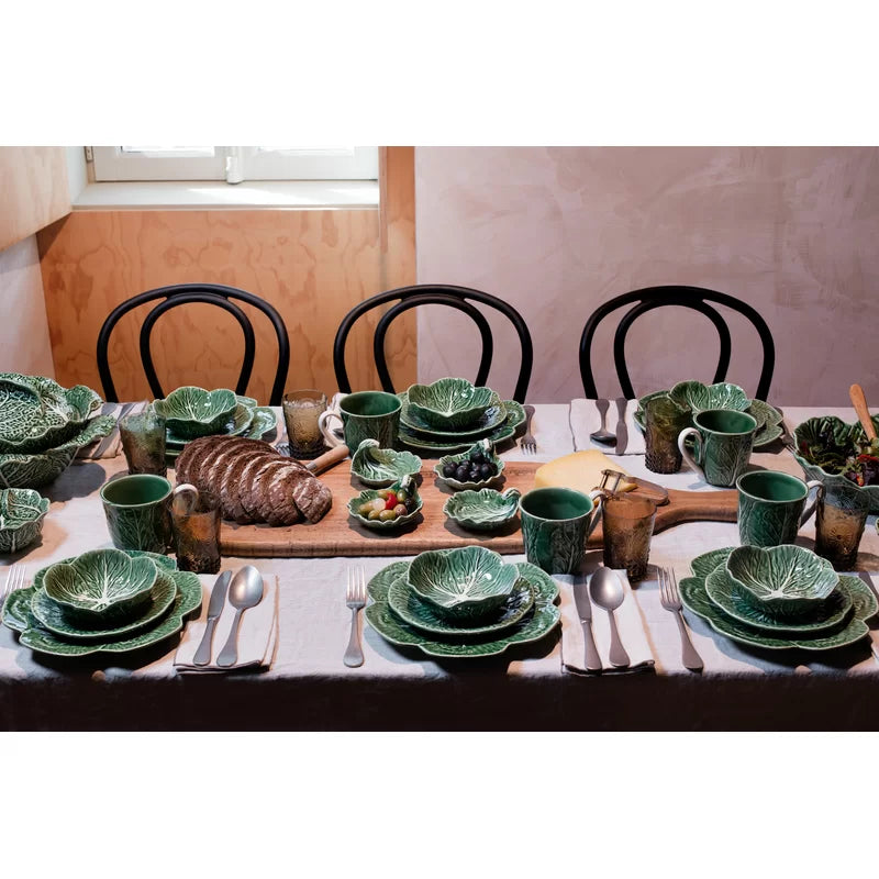 Cabbage Dinner Plate Green (Set of 4) by Bordallo Pinheiro