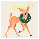 Load image into Gallery viewer, Reindeer Cocktail Napkin. Hudson Valley NY. Pine Plains 12567
