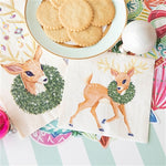 Load image into Gallery viewer, Reindeer Cocktail Napkin. Hudson Valley NY. Pine Plains 12567
