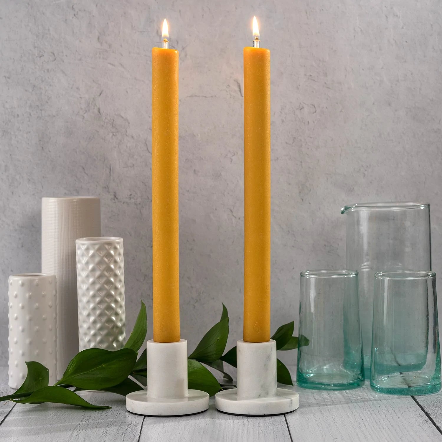 Lucid Candle | Natural Pillar Candles 6 inch