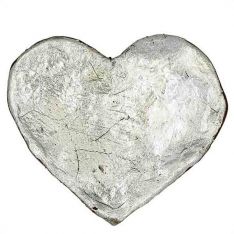 Silver Heart (3 inch) by Barbara Biel