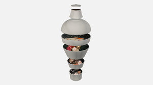 Ibride: Ming Muse Stackable Serving Bowl Set