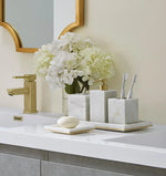 Load image into Gallery viewer, Pietra Marble Toothbrush Holder By Sferra
