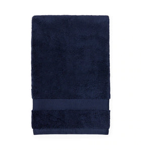Dark Blue Bath Bello Towel By Sferra