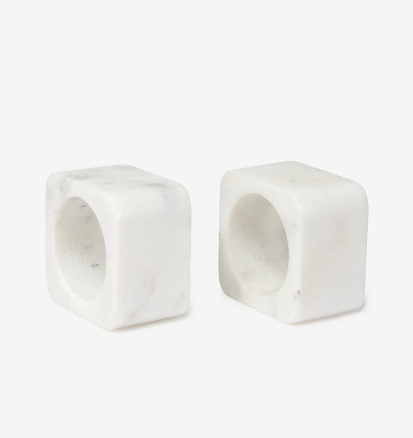 Quadrato Napkin Rings by Sferra. Hudson Valley. Shop Local. Pine Plains NY