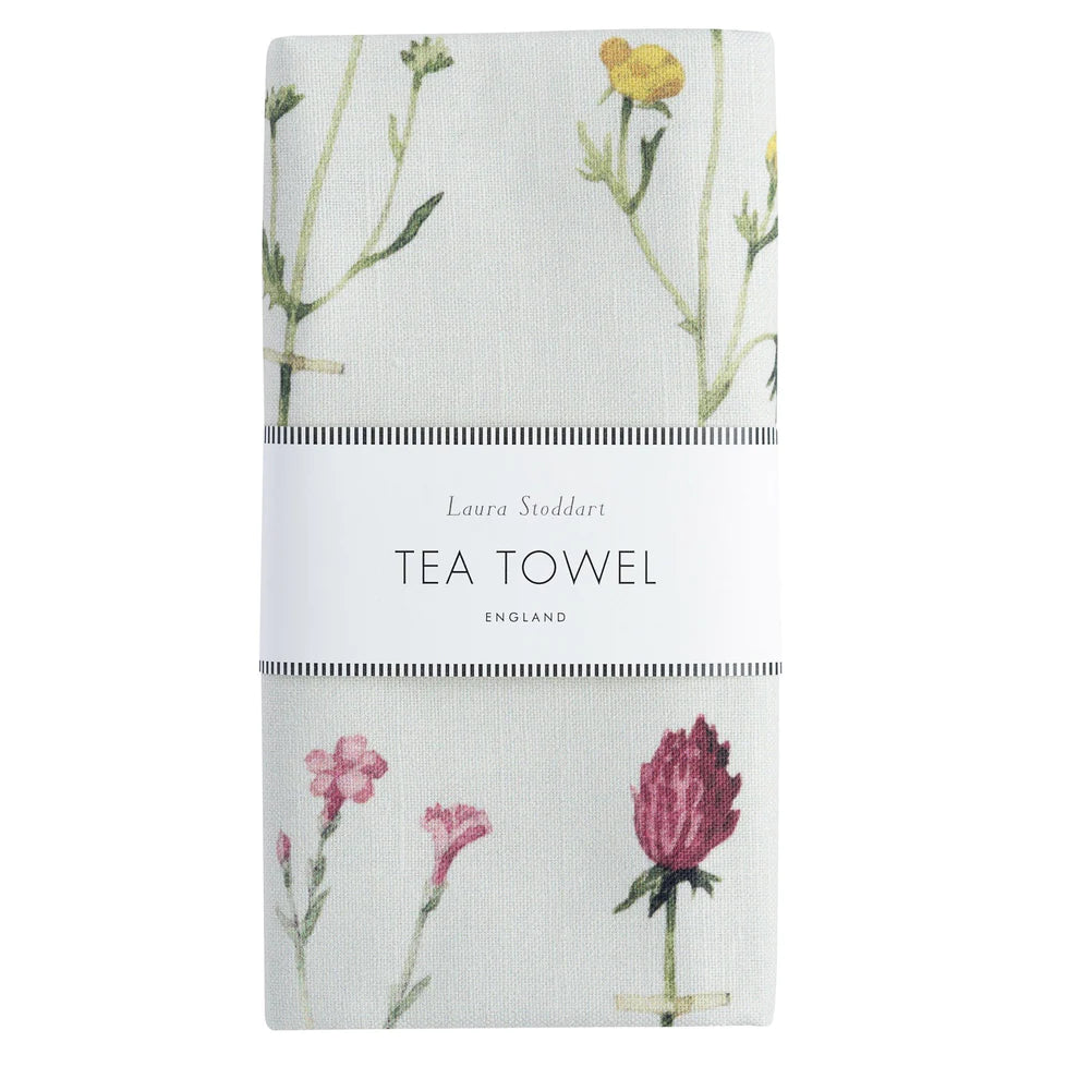 Wild Flowers Tea Towel By Laura Stoddart
