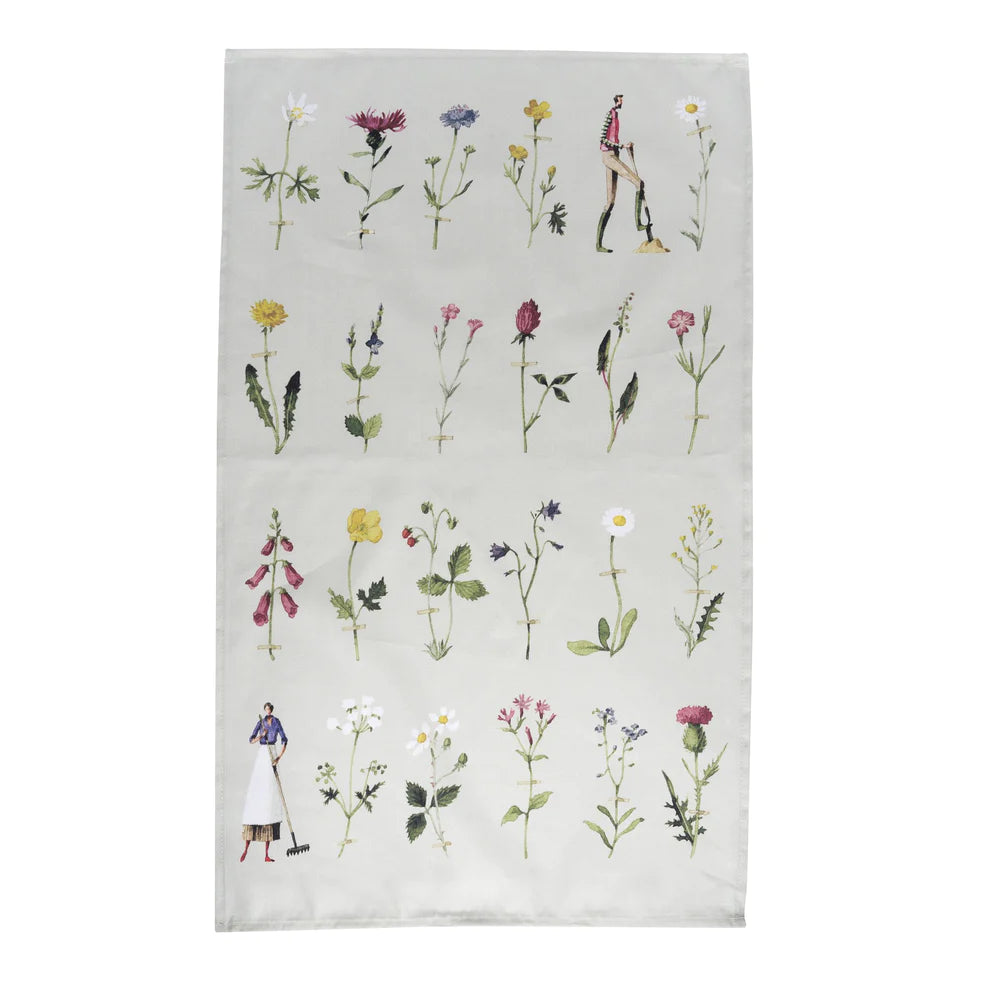 Wild Flowers Tea Towel By Laura Stoddart