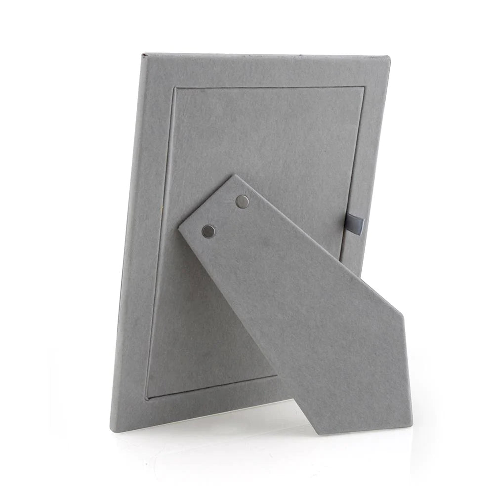 Silver Trim,Denim Blue Enamel Picture Frame by Addison Ross