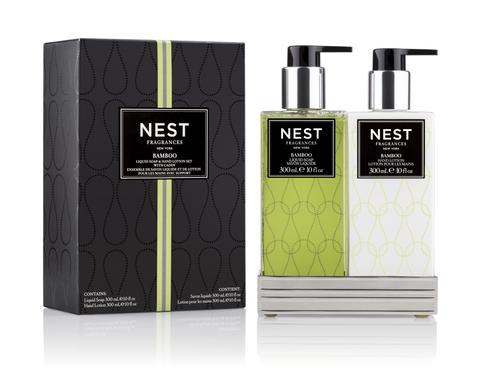 Nest NY Candle: Bamboo Liquid Soap & Hand Lotion Set