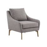 Load image into Gallery viewer, Modern Mid-Century Bronze Leg Accent Chair
